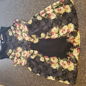 Forever 21 Black Floral dress